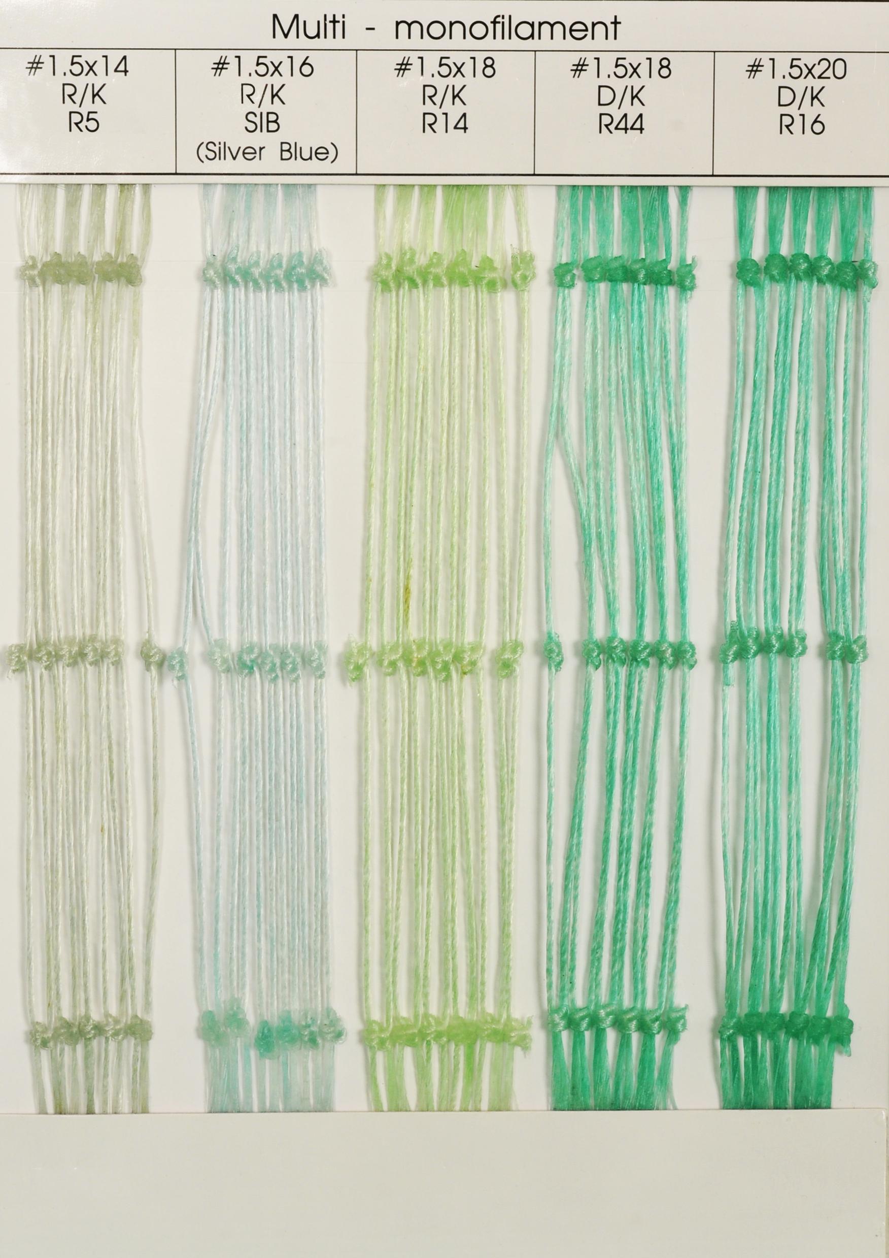 Thai Nitto Net Color Guide